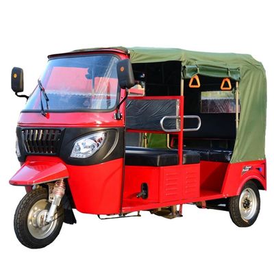 Τρίκυκλο καμπινών βενζίνης 80km/H Bajaji ταξί Tuk Tuk